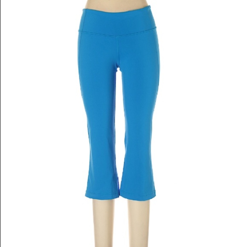 Lululemon bootcut mid calf royal blue pants